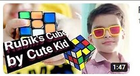 Rubik's Cube by 8 years old champ