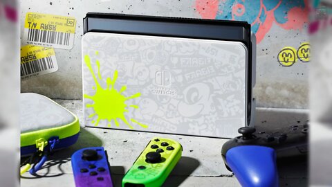 Nintendo Switch OLED Model Splatoon 3 Edition and Accessories REVEALED!