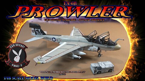 Building the Kinetic 1/48 Scale EA-6B Prowler Electronic Warfare Aircraft