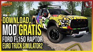 ▶️MOD FORD F-150 RAPTOR EURO TRUCK SIMULATOR 2 1.44