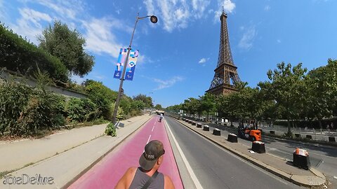 🛴💨💯🤙Electric Scooter World🌎Tour: #Paris2024 ... Notre Dame & La Tour Eiffel🇫🇷