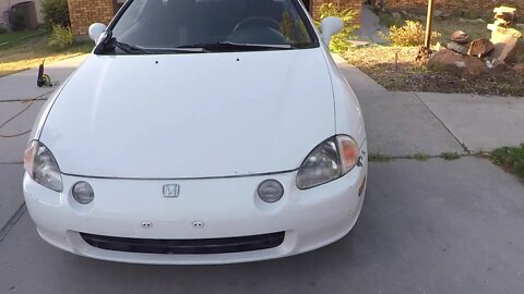 Saturday Projects™.com | 1993 Honda Del Sol Project - 1 | Harbor Freight random orbital polisher.