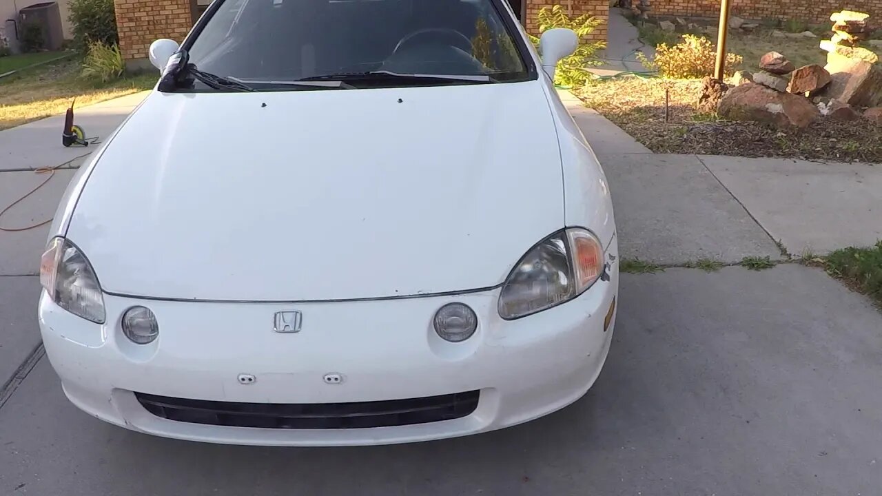 Saturday Projects™.com | 1993 Honda Del Sol Project - 1 | Harbor Freight random orbital polisher.