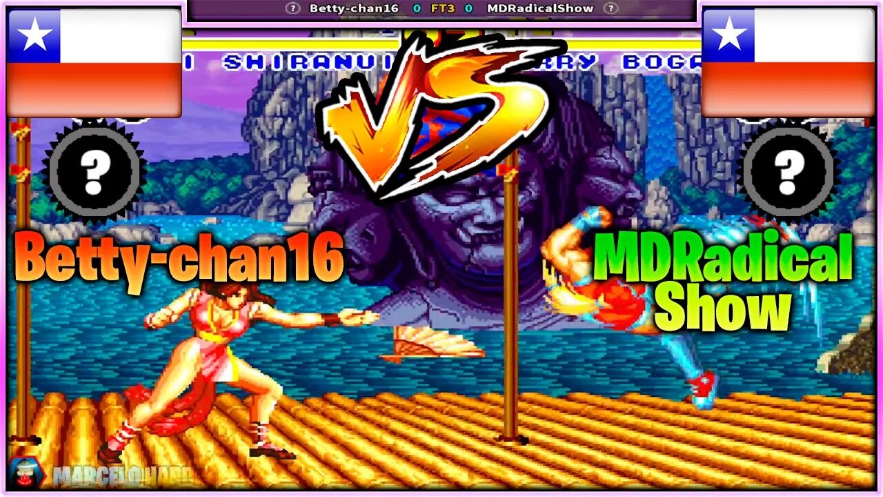 Fatal Fury 2 (Betty-chan16 Vs. MDRadicalShow) [Chile Vs. Chile]