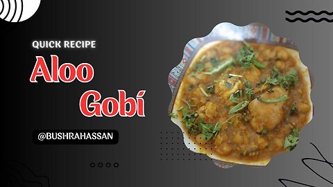 Aloo Gobi Recipe