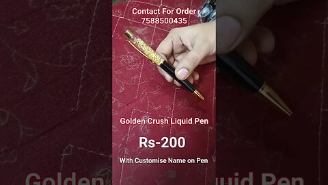 Customised Name On Pen
