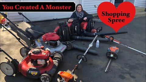 Mrs. Pattay's Performance Goes Shopping Picking Redmax Husqvarna Stihl Echo Honda Craftsman STRESSED