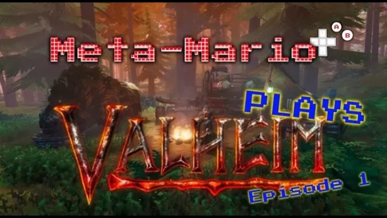 Meta Mario Plays Valheim!!! Episode 1 Part 2