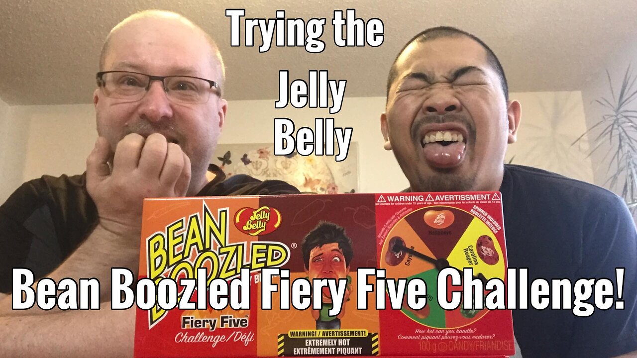 Bean Boozled Fiery Five challenge