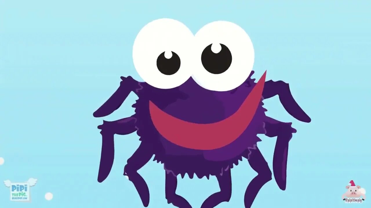 Spider Song Nursery Rhymes (lyrics)