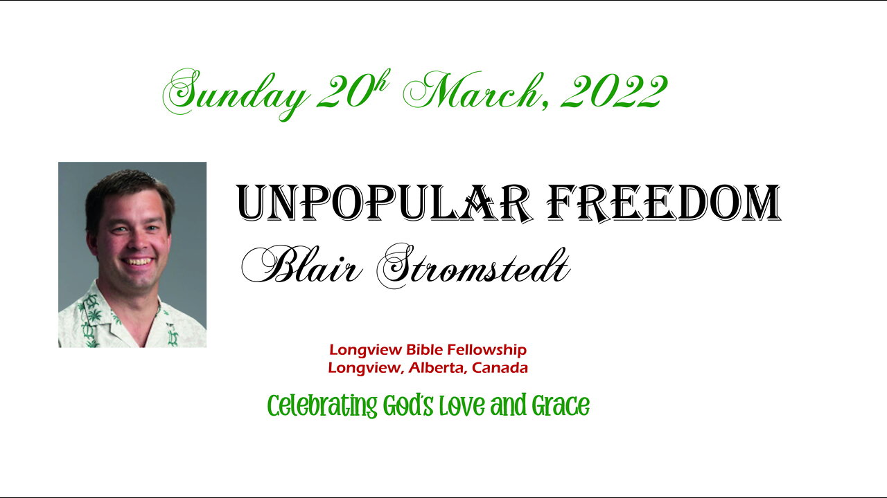 Unpopular Freedom - Blair Stromstedt