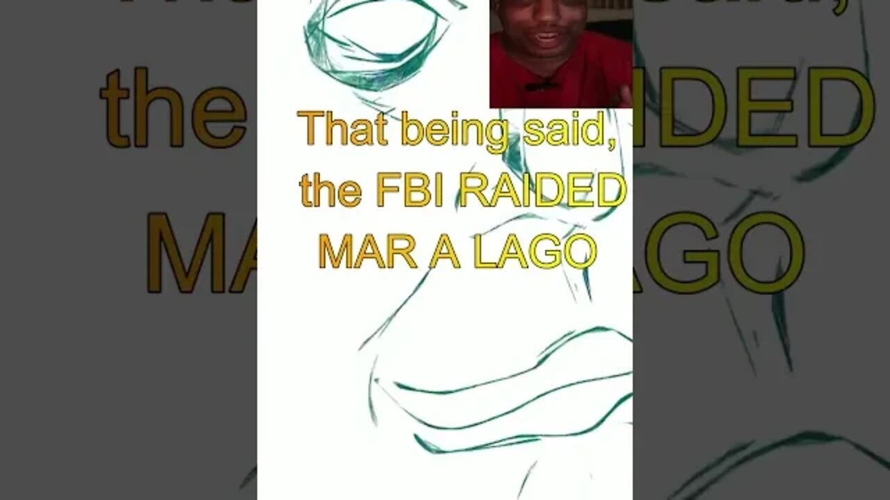 FBI Mar A Lago Raid Speedpaint#shorts#fbi #maralago