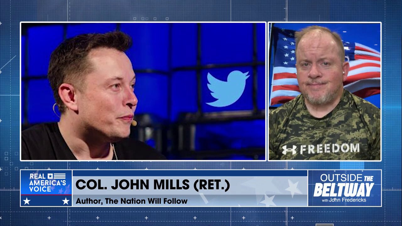 Col. John Mills: FBI, Intel Collusion With Twitter Is Racketeering - GOP Should Bring RICO Charges