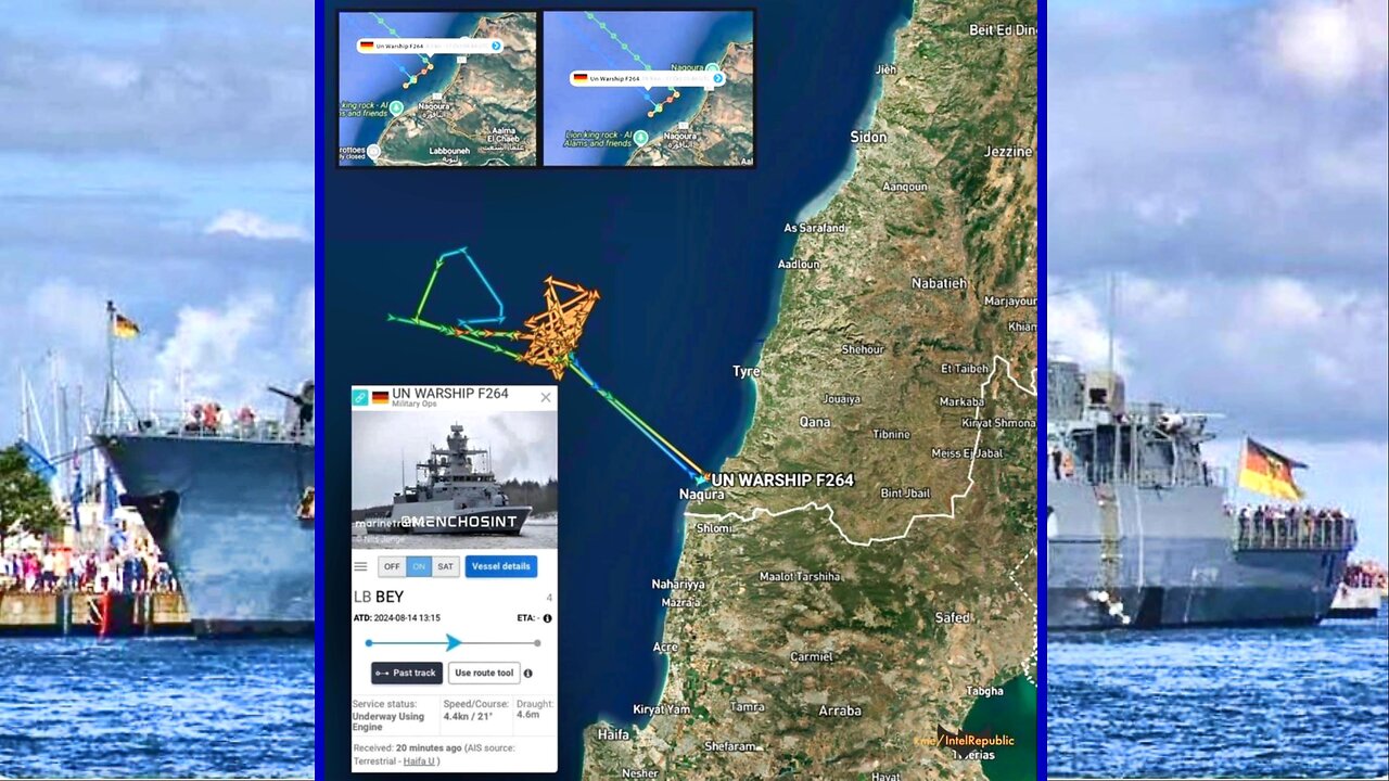 A German UNIFIL Ship Has Shot Down a Drone Sent by Hezbollah Against a Target in Israel