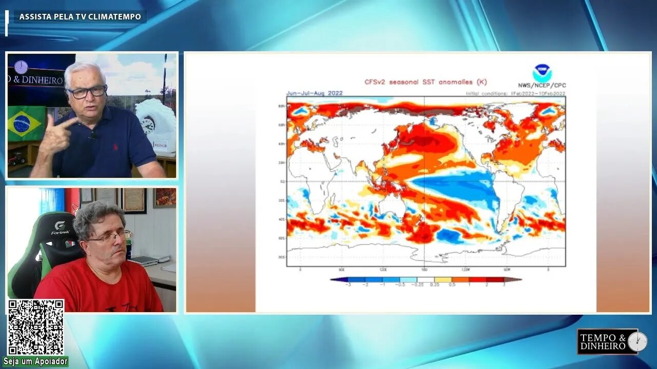 La Niña estará presente durante 2022 com maior esfriamento do Atlântico