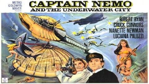 CAPTAIN NEMO AND THE UNDERWATER CITY 1969 Nemo Saves Travelers of Sinking Ship FULL MOVIE HD & W/S