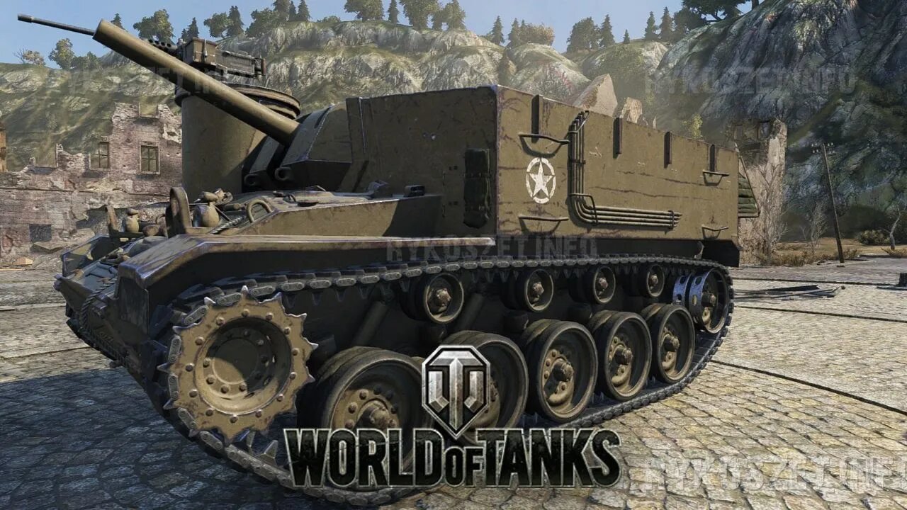 M37 | American Self Propelled Gun SPG | World Of Tanks