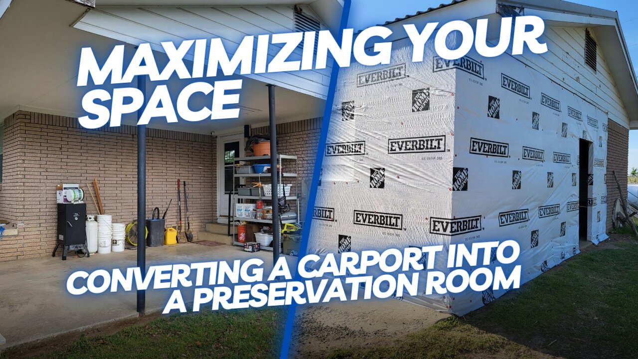 Maximizing Your Space: Converting a Carport into a Preservation Room