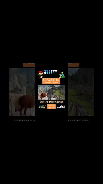 Did You Order The Lorenzo Llama’s?! #standupcomedy #funniestshorts