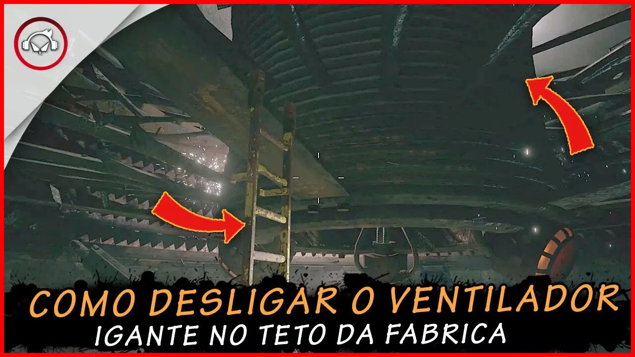 Resident Evil Village, Como desligar o ventilador gigante o teto na fabrica | Super Dica PT-BR