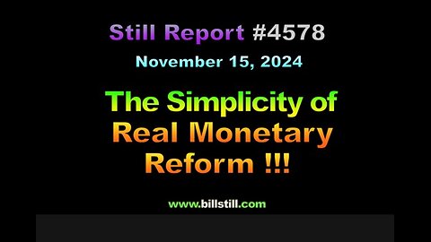 The Simplicity of Real Monetary Reform?, 4578