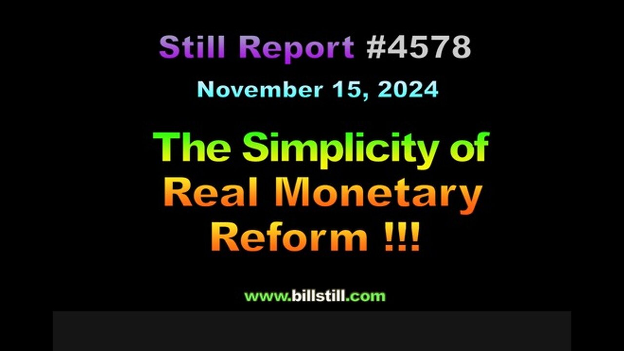 The Simplicity of Real Monetary Reform?, 4578