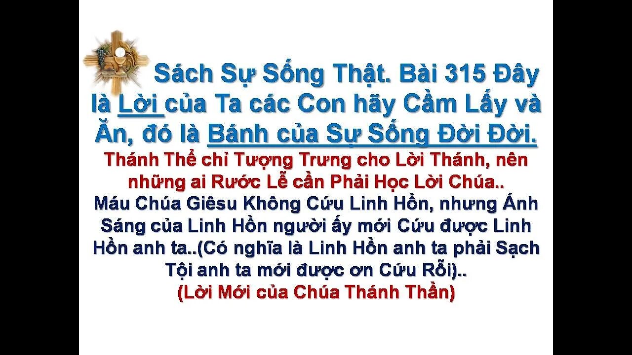 CHÚC THƯ THỨ BA. Ch.62 - Hãy Giải ThoátTinh Thần của Mình.