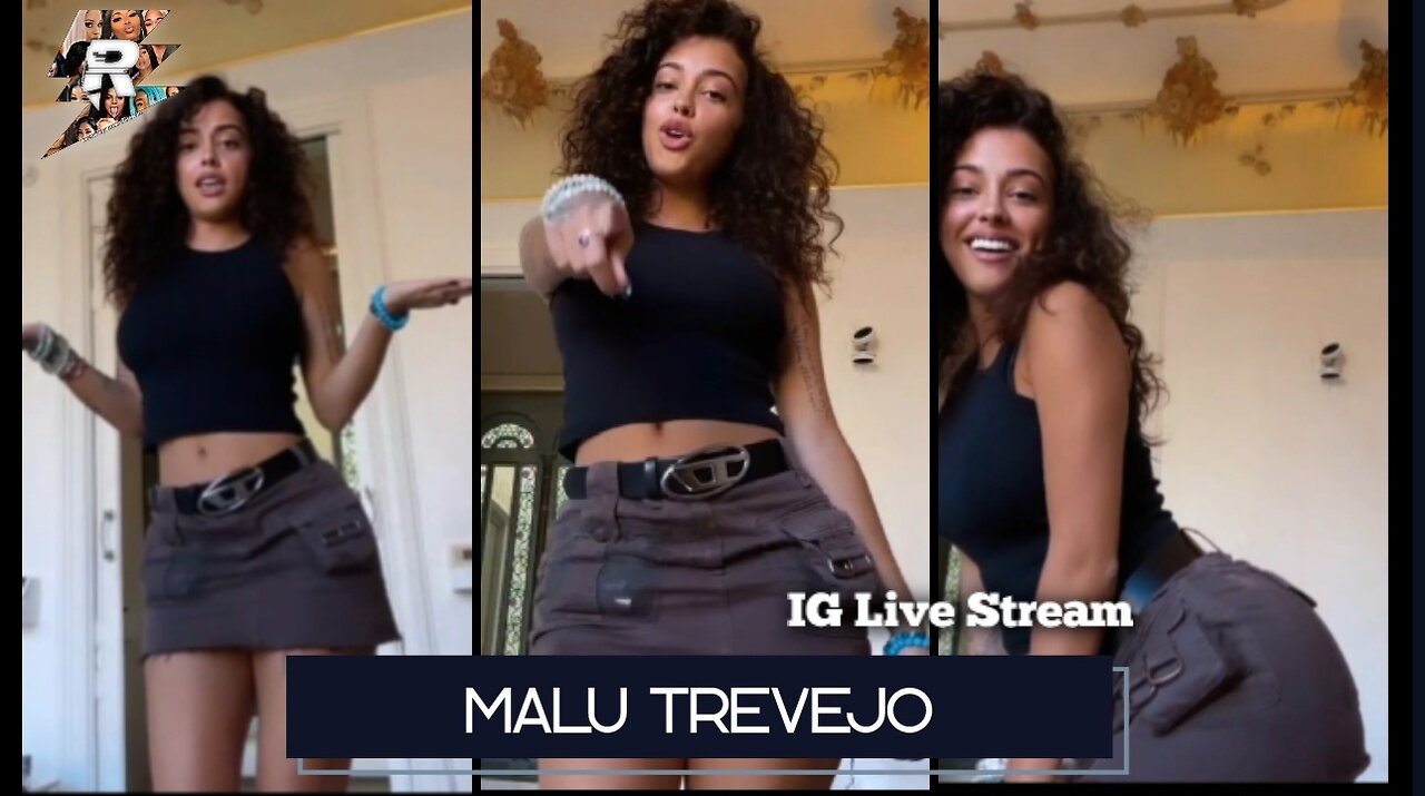 Malu Trevejo Dancing sexy in skirt