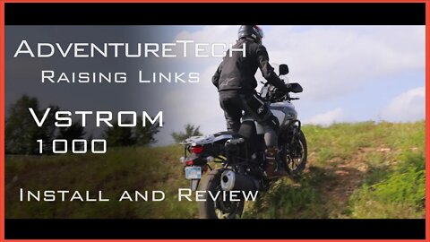 Raising the Suzuki Vstrom Suspension | AdventureTech Raising Links