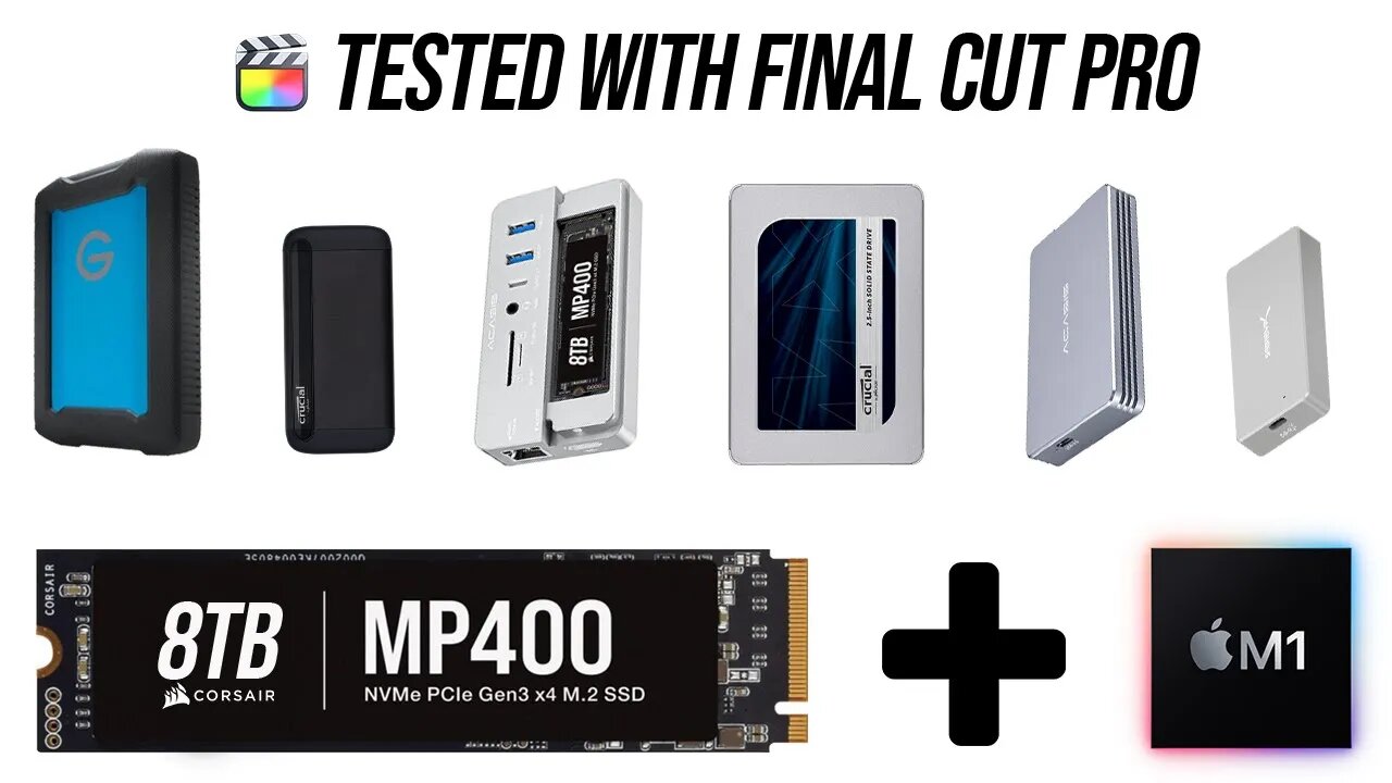 Best External SSD Storage For Apple Macbook Pro M1 | 8TB Corsair MP400 | Acasis 10 in 1 #ssd #apple