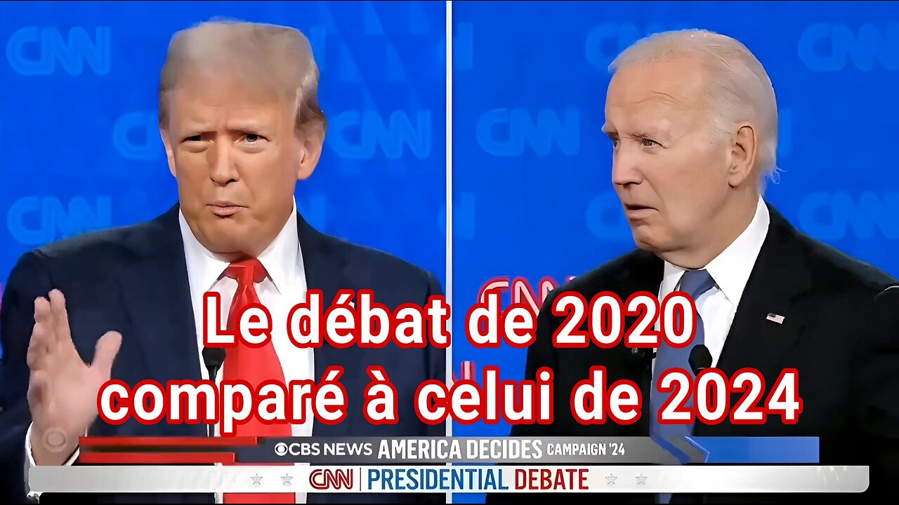 Le débat de 2020 comparé à celui de 2024