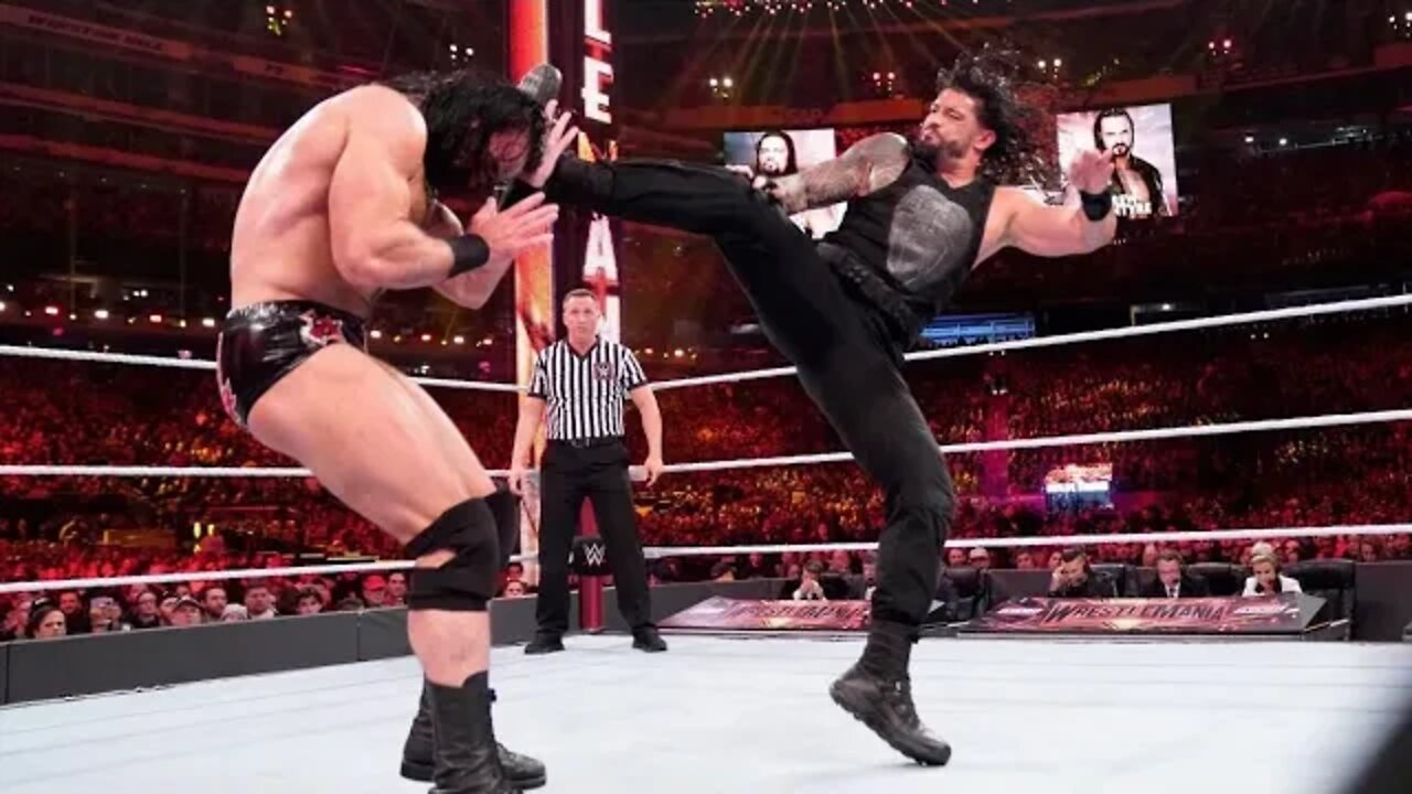 Full Match: Roman Reigns VS. Drew Mcintyre Wrestlemania35 #romanreigns #drewmcintyre #wwe