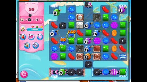 Candy Crush Level 3087 Talkthrough, 37 Moves 0 Boosters