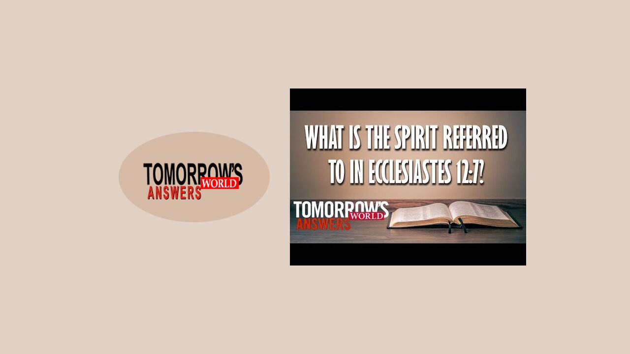 What is the Spirit Referred to in Ecclesiastes 12:7?