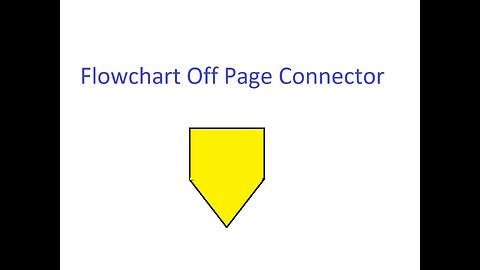 Flowchart Off Page Connector