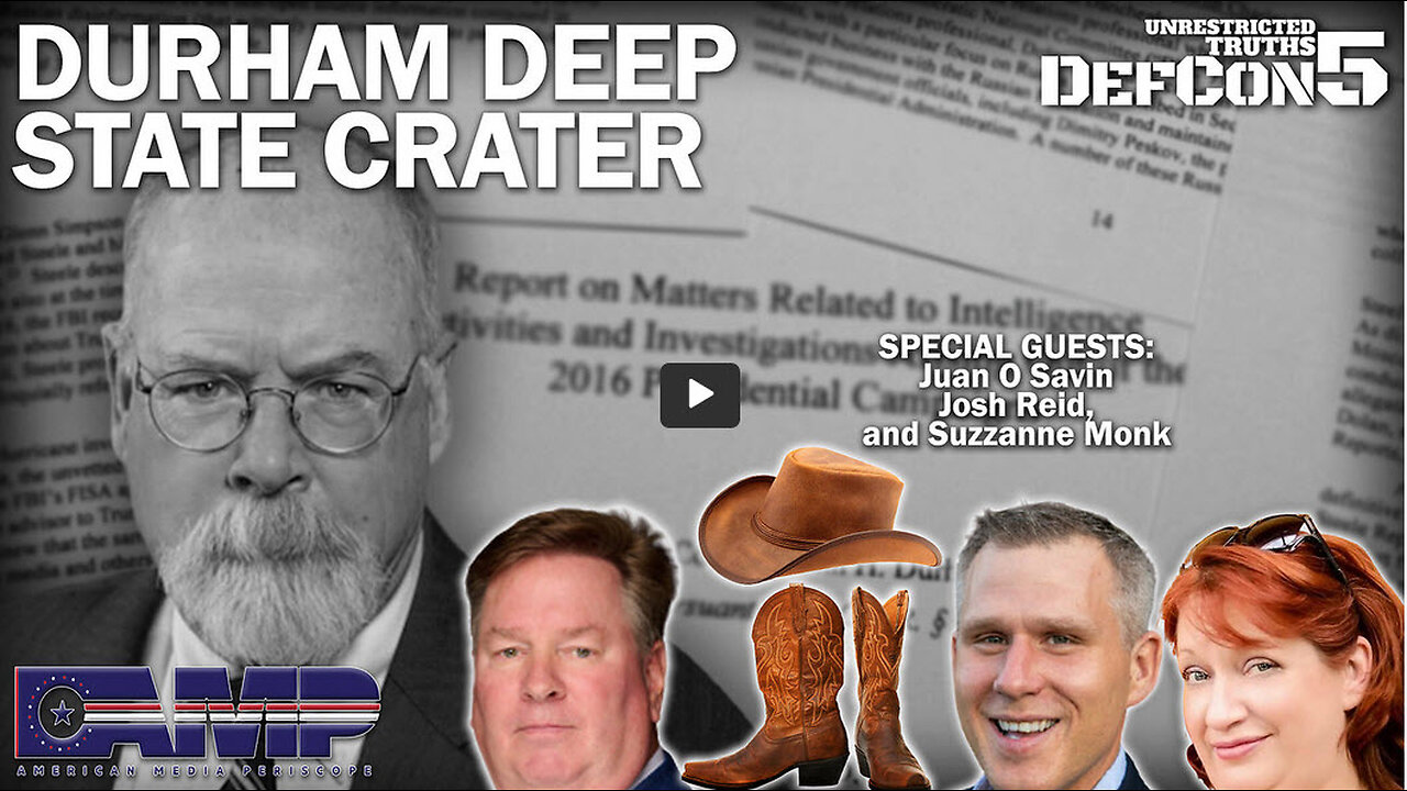 Durham Deep State Crater with Juan O Savin, Josh Reid, and Suzzanne Monk | UT Ep. 350