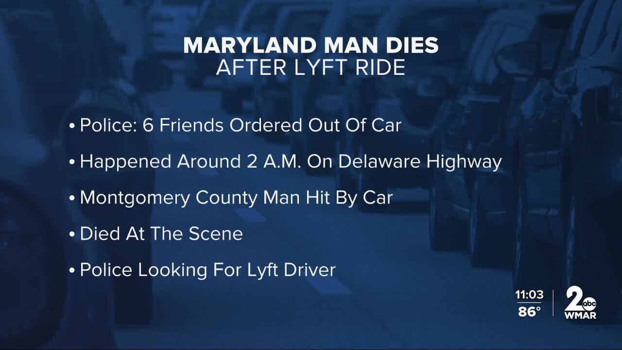 Maryland man dies when Lyft driver ends ride on highway: police