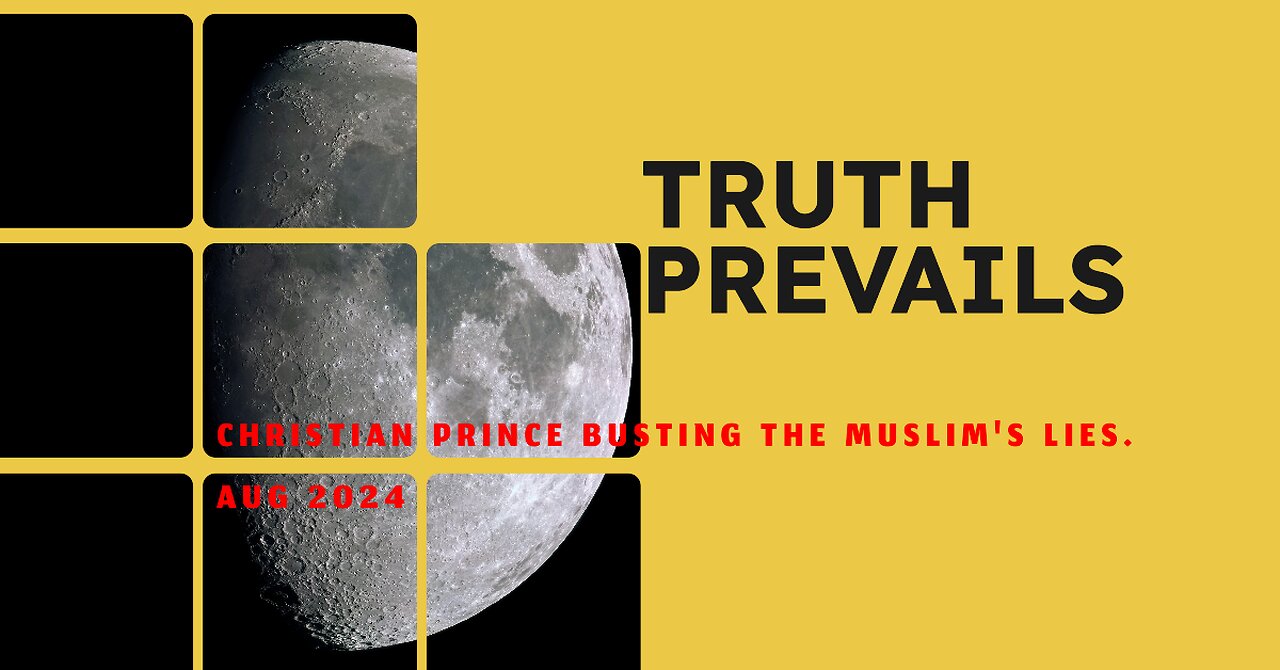 Christian Prince busting the muslim's lies. Aug 2024