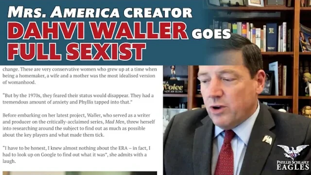 FACT CHECK: Mrs. America Creator Dahvi Waller Goes Full Sexist