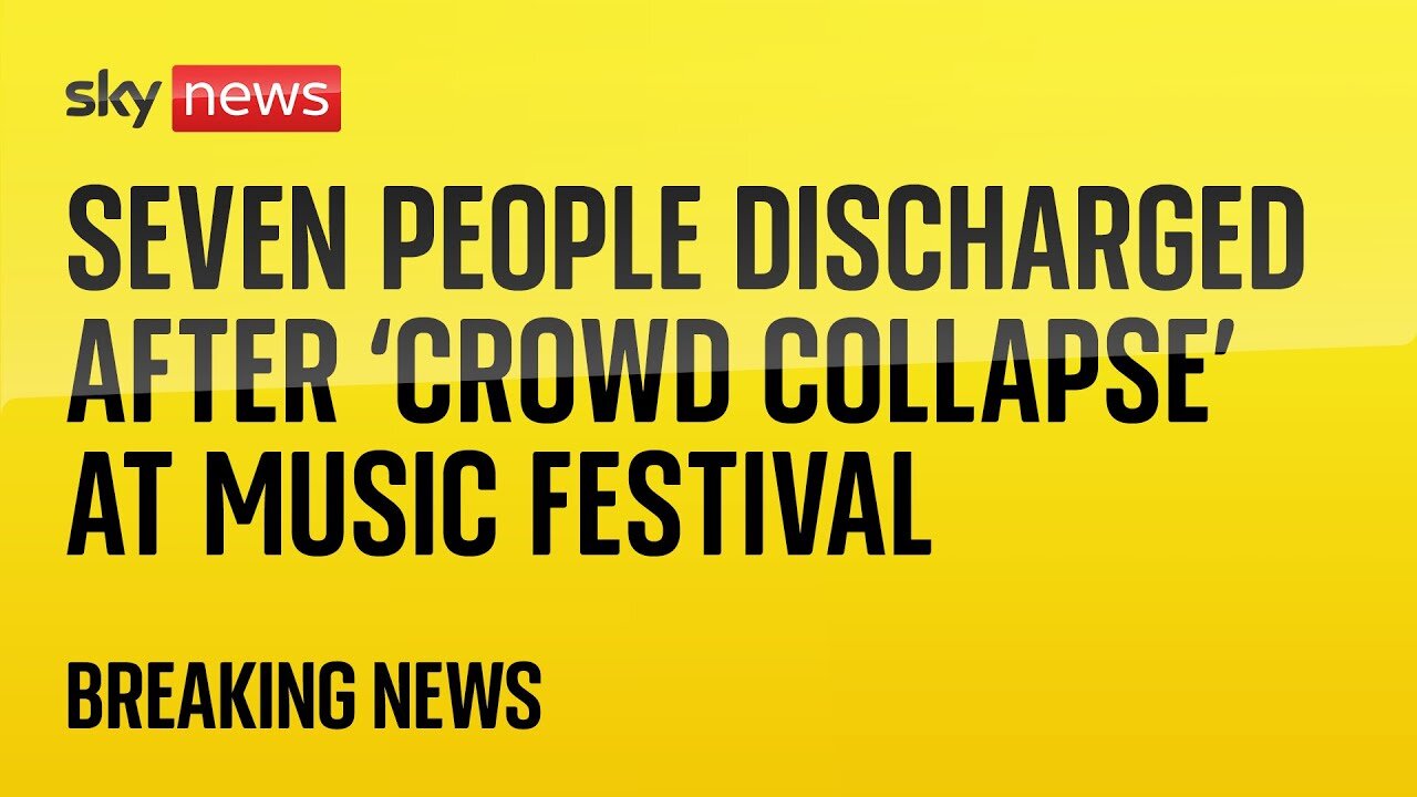 Seven people discharged from hospital after crowd surge at Boardmasters music festival