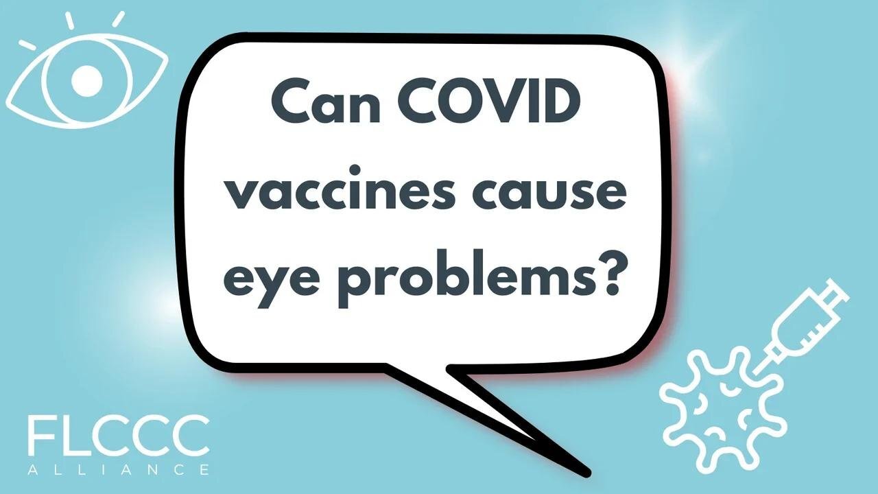 Can COVID vaccines cause eye problems?