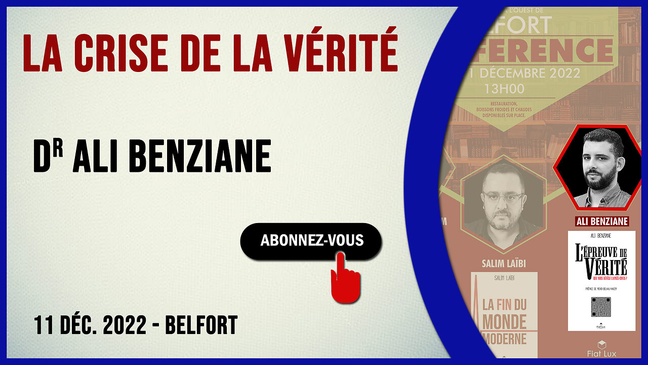 La crise de la vérité, par le Dr Ali Benziane