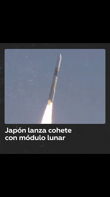 Japón lanza cohete con módulo lunar