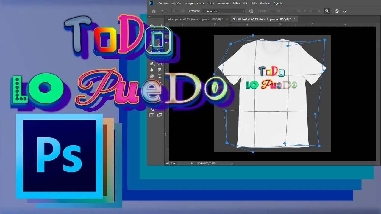 Tutorial: Tipografías en Photoshop y como editarlas.