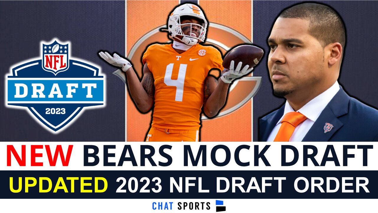 NEW Chicago Bears Mock Draft With Updated 2023 NFL Draft Order