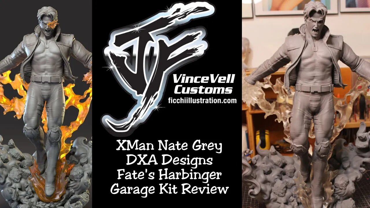 XMan Nate Grey DXA Designs Fate's Harbinger Garage Kit Review