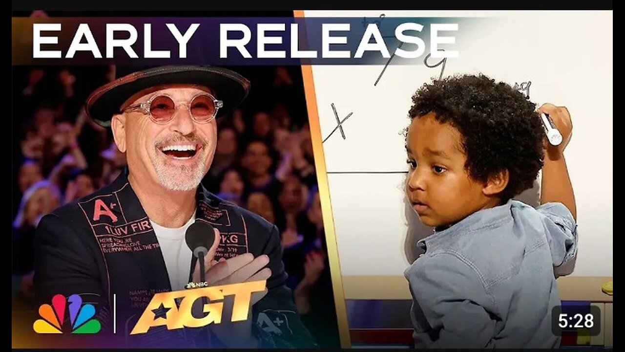 Early Release_ GENIUS 2-Year-Old Baby Dev Is AGT_s Youngest Mathematician! _ Auditions _ AGT 2024