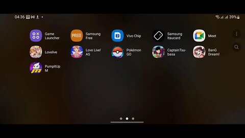 Jogando LL!SIFAS no meu nv Samsung Galaxy M23 u.u