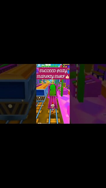 PLAY SUBWAY SURF FINALLY SUCCEED 👍🏻