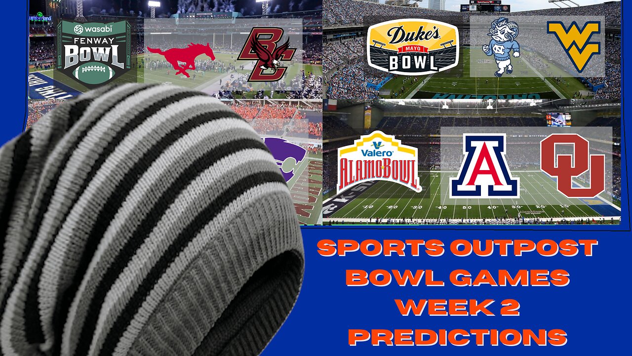 Fenway, Pinstripe, Pop Tarts, & Alamo Bowl - Matchups & Predictions